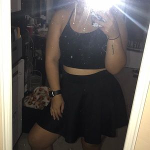 cute black skirt